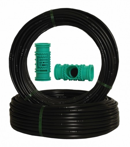 Компенсированная трубка для капельного полива 16 мм (100 м)