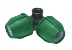 ПНД Тройник угловой внутр.рез FISH (PN10) 20х1/2"