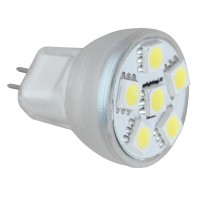 Лампа светодиодная MR8 1,2W 3000K 120D 12-24V - AC/DC