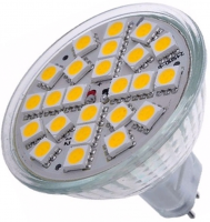 Лампа светодиодная MR16 4.5W 3000K 120D 10-30V AC, 12-18V DC