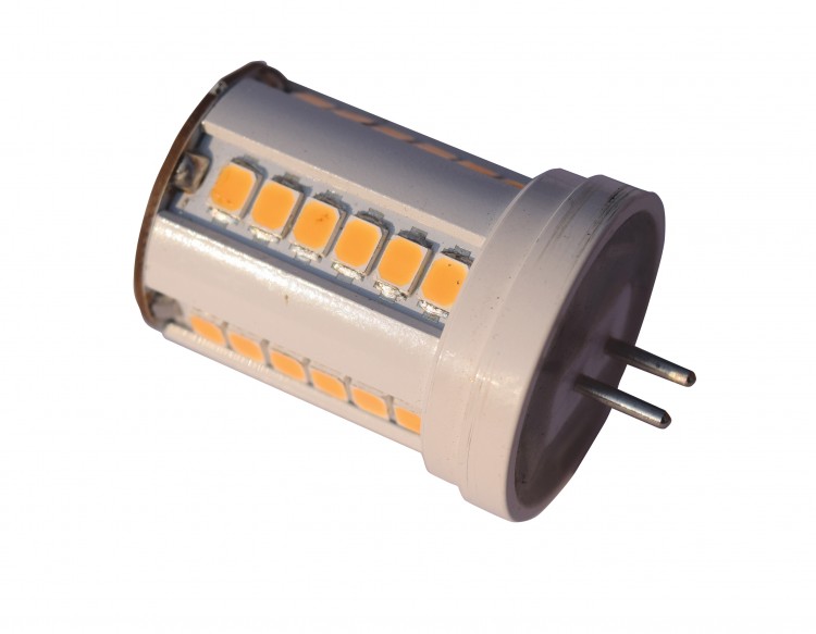 Лампа светодиодная G4 4W 3000K 9-15V - AC/DC Super Lumen